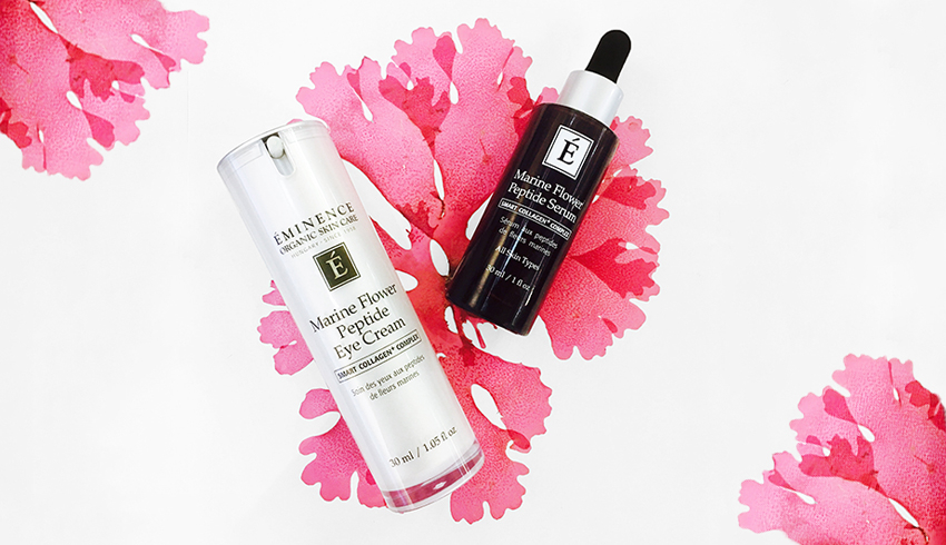 Eminence Organics Marine Flower Peptide Collection Is Making A Splash